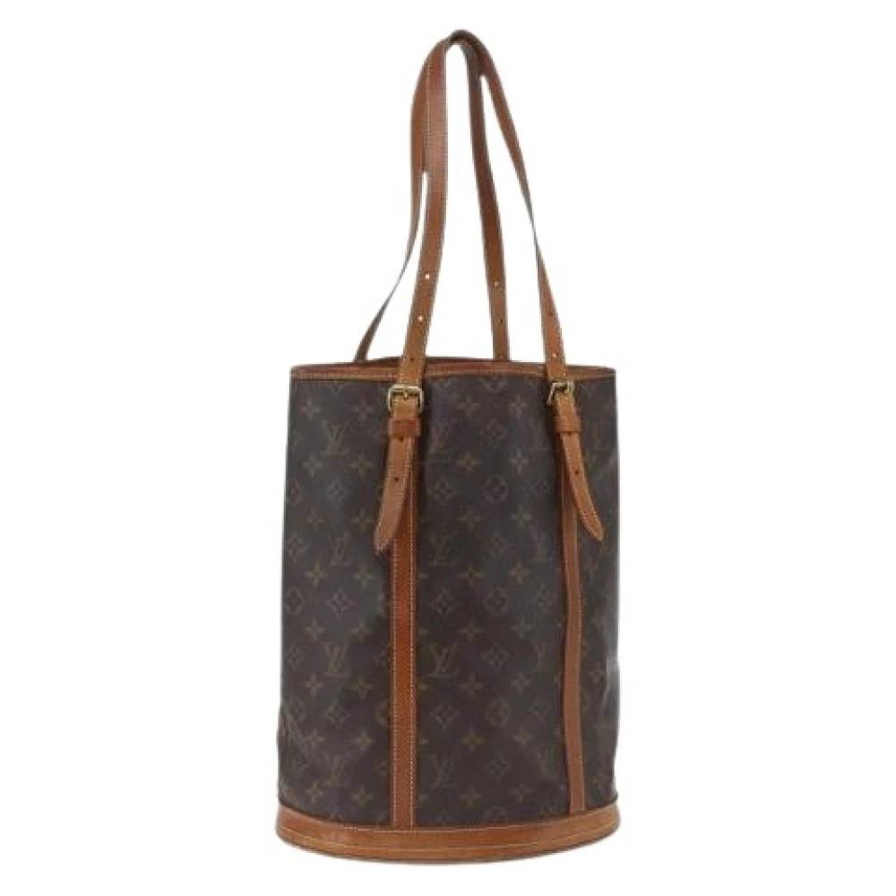 Louis Vuitton Vintage Pre-owned Bucket Bag - Vintage - Dame - Brun - ONE SIZE - Tyl