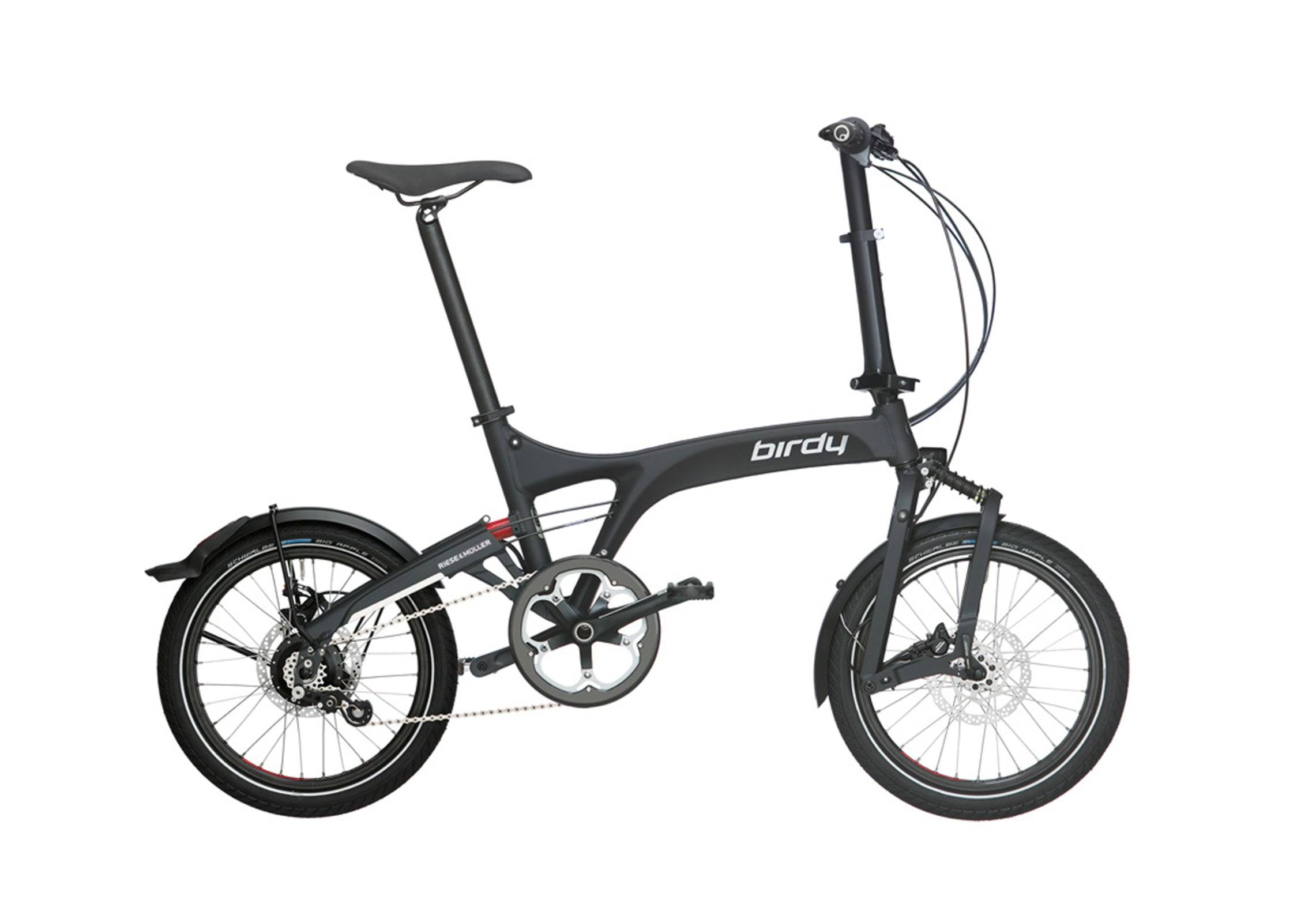Birdy City Sort Lowrider [Står klar i butikken] - OneSize (ca. 150-205 cm) / RM-Black matt.