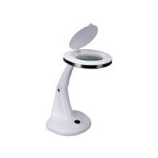 Bord-luplampe - 6W, 3+12 dioptri, LED - Hvid
