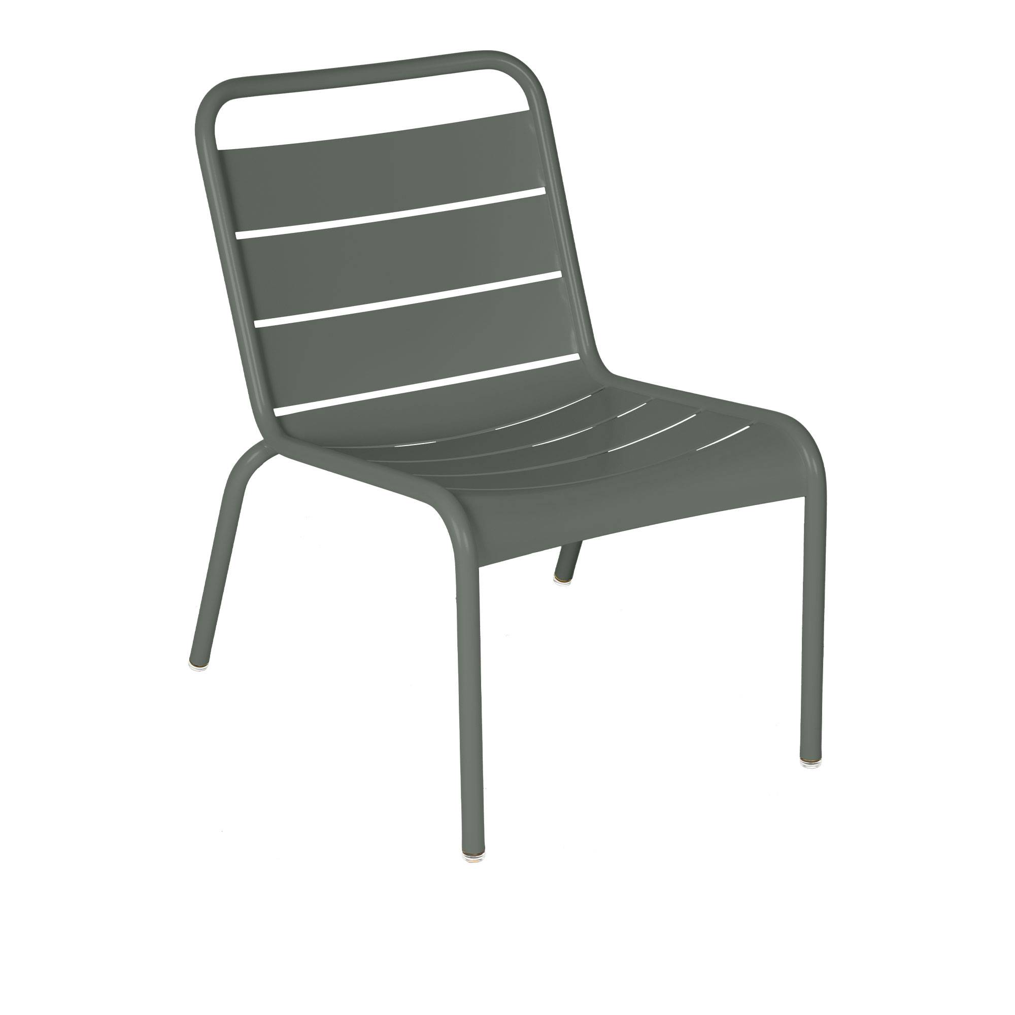 Fermob - Luxembourg Lounge Chair, Rosemary - Udendørs lænestole - Frédéric Sofia - Grøn - Metal