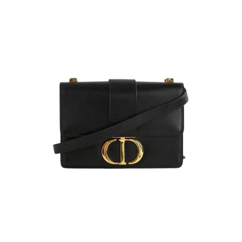 Dior Vintage Pre-owned 30 Montaigne Crossbody Taske - Vintage - Dame - Sort - ONE SIZE - Uld