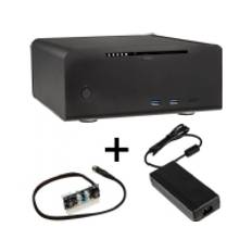 Streacom Streacom ST-FC8B Alpha Optical blæserløs HTPC-kasse + 120 watt strømforsyningskasse