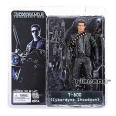 Neca The Terminator T-800 Endoskelett Pvc Action Figur Samlarmodell Leksak 7 typer 18cm Cyberdyne Showdown