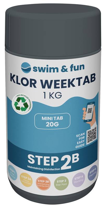 Swim & Fun Klor WeekTabs 1KG