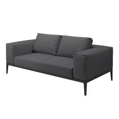 Gloster - Grid Lounge Sofa Meteor/Anthracite - Soffor utomhus - Henrik Pedersen