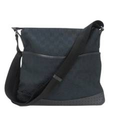Gucci Vintage, Vintage , Herre, Sort, ONE SIZE, Uld, Pre-owned Canvas gucci-tasker