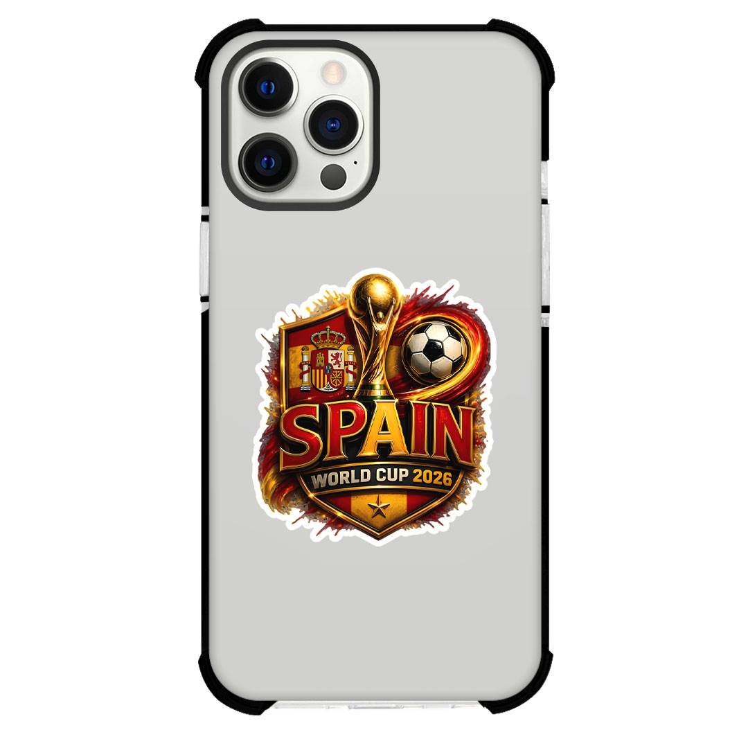 Spain 2026 Fifa World Cup Champion Phone Case For iPhone Samsung Galaxy Pixel OnePlus Vivo Xiaomi Asus Sony Motorola Nokia - Spain 2026 Fifa World Cup Champion Crest Badge Sticker.