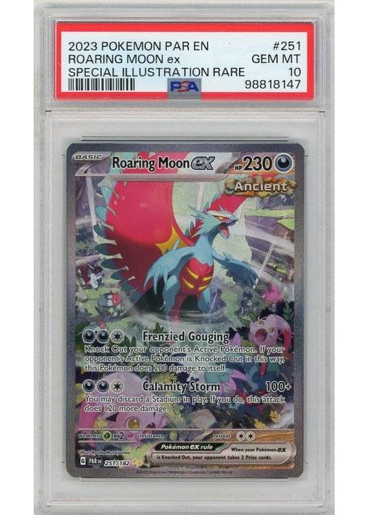 Roaring Moon ex - 251/182 - PSA 10.