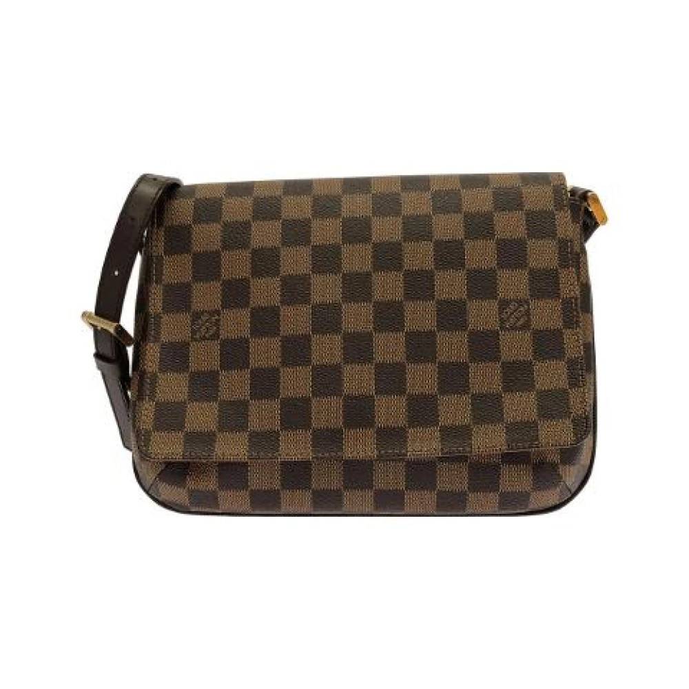 Louis Vuitton Vintage Pre-owned Musette Tango Damier Skuldertaske - Vintage - Dame - Brun - ONE SIZE - Uld