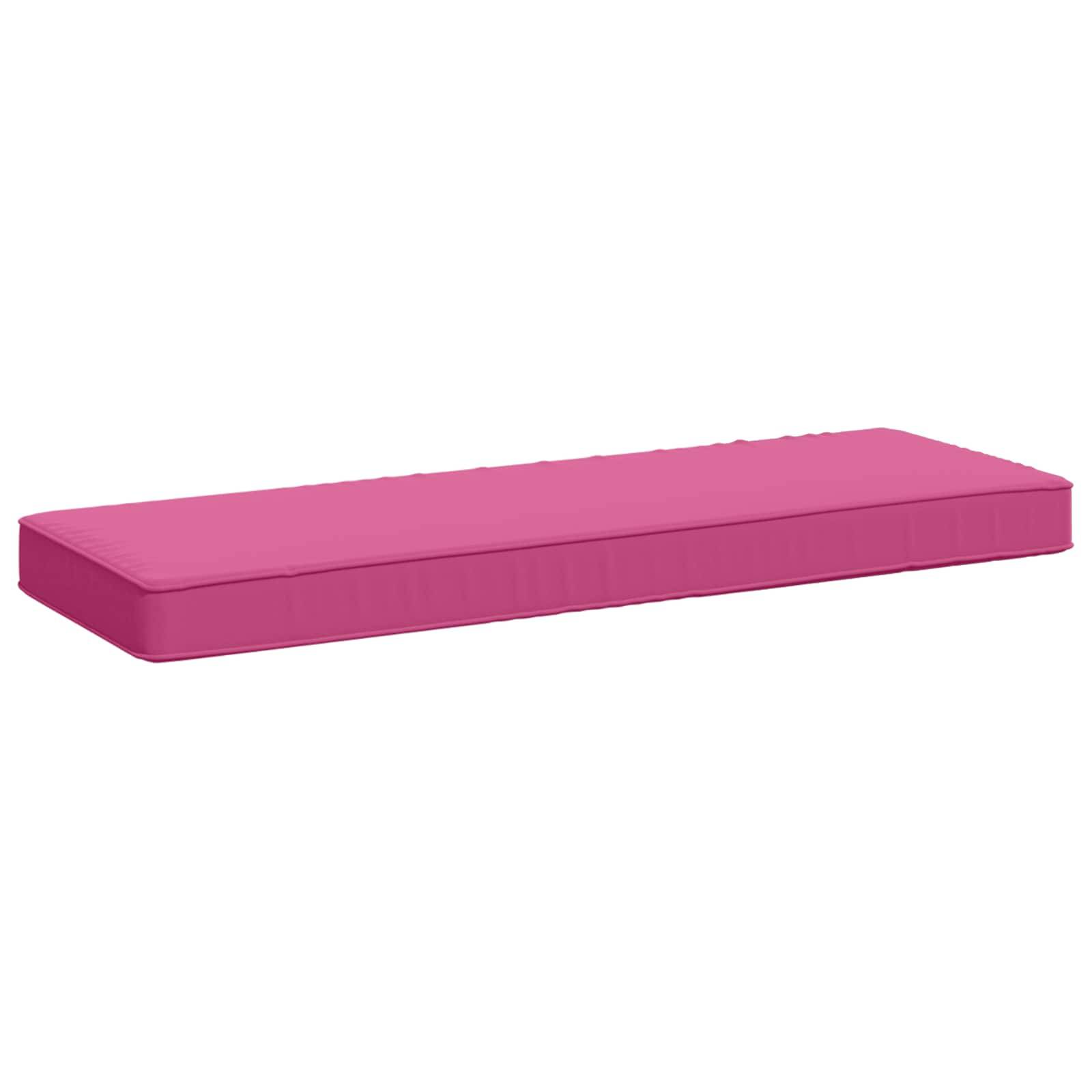 vidaXL 1-delad Bänk Kudde VUGHT 100% Polyester Rosa 60 x 30 x 5 cm