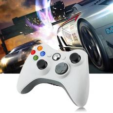 Blanc Contrôleur de manette de jeu Joypad filaire USB pour Xbox 360