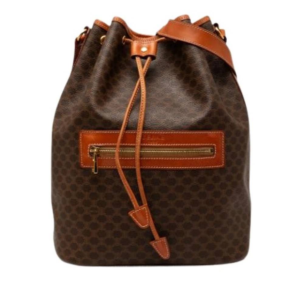 Celine Vintage Pre-owned Bucket Bag - Vintage - Dame - Brun - ONE SIZE - Uld