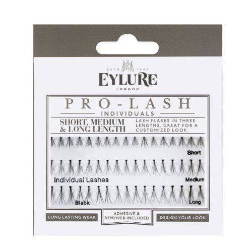 DISC Eylure Pro-Lash Individual Lashes Short, Medium & Long Length Black-2109734