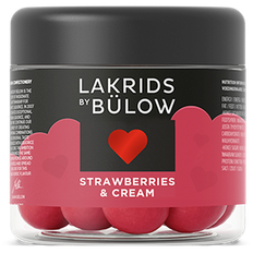 STRAWBERRIES & CREAM – CHOCOLATE COATED LIQUORICE 125g
