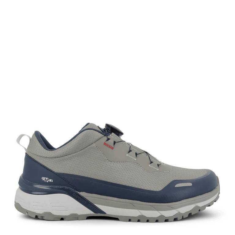 GREEN COMFORT® Tyril Khaki/blå trailsko m/wirelukning Str. 43.
