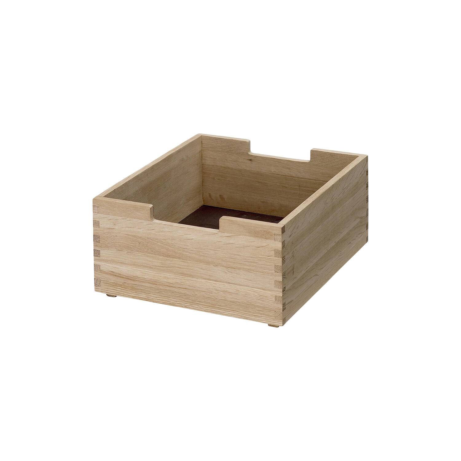 Cutter Box Low, oak