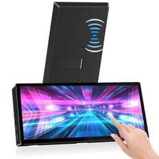 Ulrhzar 10.3 Zoll Klein Tragbarer Touchscreen Monitor 1920x720 10-Punkt Touch Stretched Bar LCD mit Dual Lautsprechern, 60Hz HDMI Typ-C mini Monitor für Mac Laptop, PC,PS4/5.