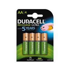 BATTERI DURACELL GENOPLADELIG AA PK. A 4 STK. »»