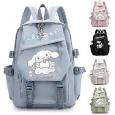 Anime Sanrio Plyslegetøj Cinnamoroll Rygsæk Børn Pige Dreng Sort Blå Skoletaske Kawaii Studerende Skoletaske Computer Fantastisk Gave