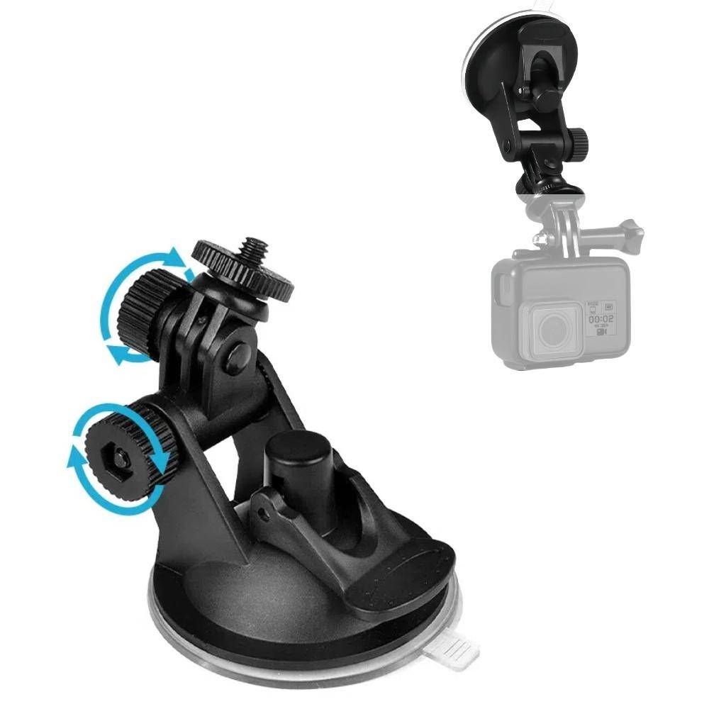 Suction Cup For Gopro 12 Accessories Holder Mount for Go pro 12 11 10 Action Camera For Car Mount Glass Monopod Holder Holding