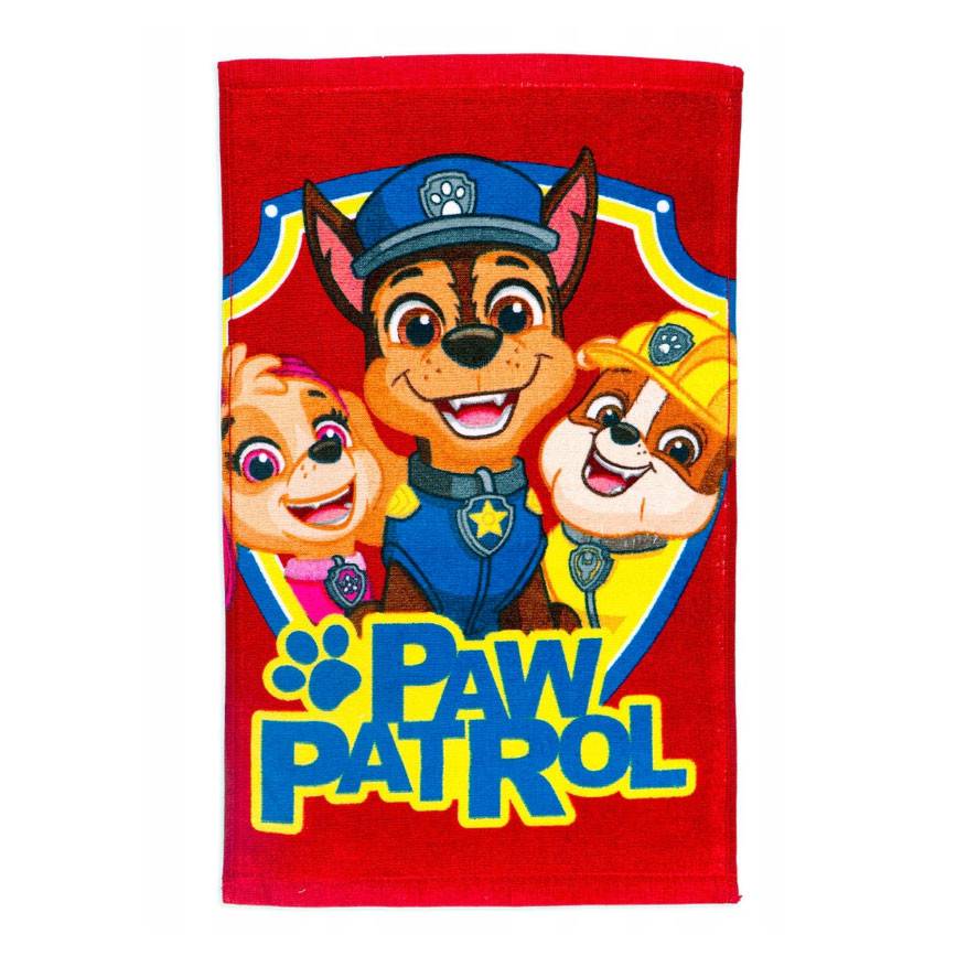 Paw Patrol handduk, ansiktshandduk 30x50 cm