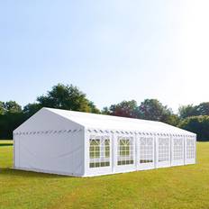 6x12m, Partytelt, PVC-teltdug, hvid - (4796)