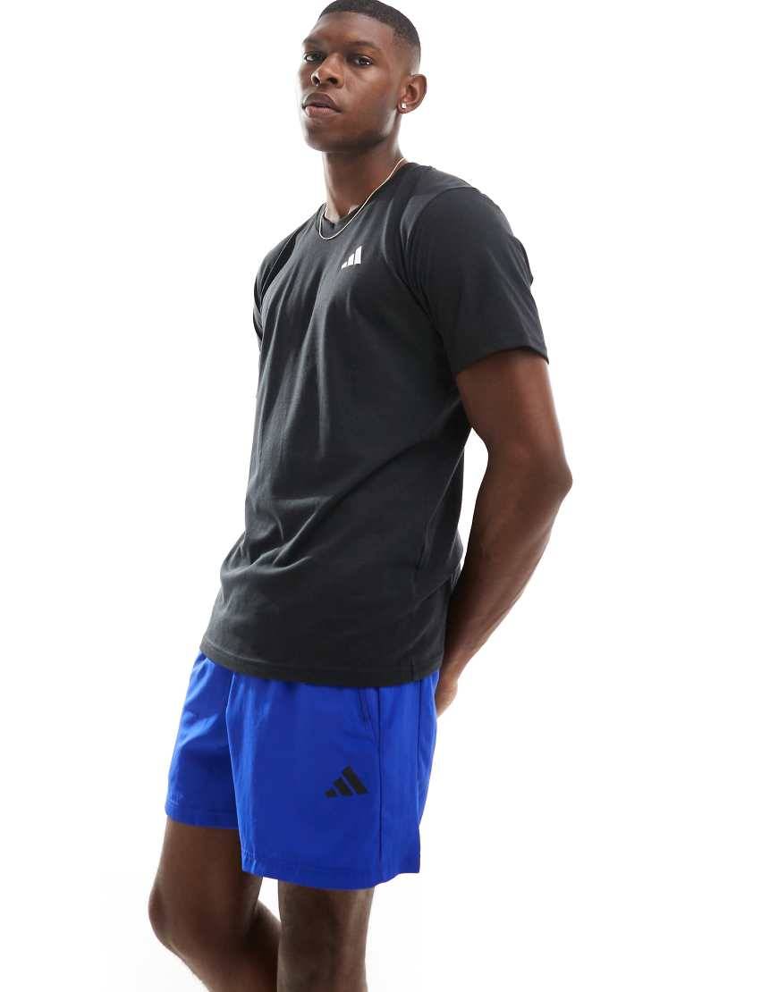 adidas Training Train Essentials 7 inch vævede shorts i blå - XS