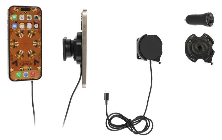 Brodit Fäste med kulled, Apple iPhone 12/12 Mini/12 Pro/12 Pro Max/13/13 Mini/13 Pro/13 Pro Max/14/14 Plus m. fl.