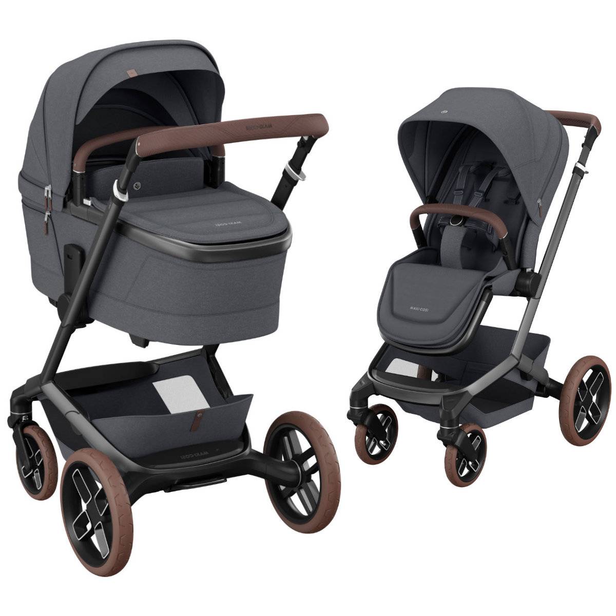 Maxi Cosi Fame Pram with Carrycot - Twillic Graphite
