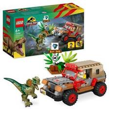 Playset Lego Jurassic Park 30th Anniversary 76958 Dilophosaurus Ambush 211 Delar