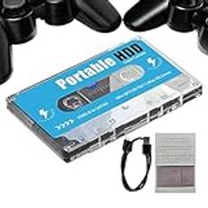 Pocket Super Console, Retro Cassette Game Console | Plug and Play-spelkonsol med 60 000+ spel, 70 klassiska emulatorer - Game Stick, 4K High Definition Multimedia Interface Output för TV-skärm