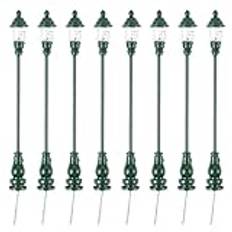 ifundom Miniatyr Sandbricka Leksaker 8st Mini Gatubelysning Modell Gårdslampa för Pojkar Och Flickor Miniatyrprydnad Dekorativ Minilampa Mikrolandskapsprydnad