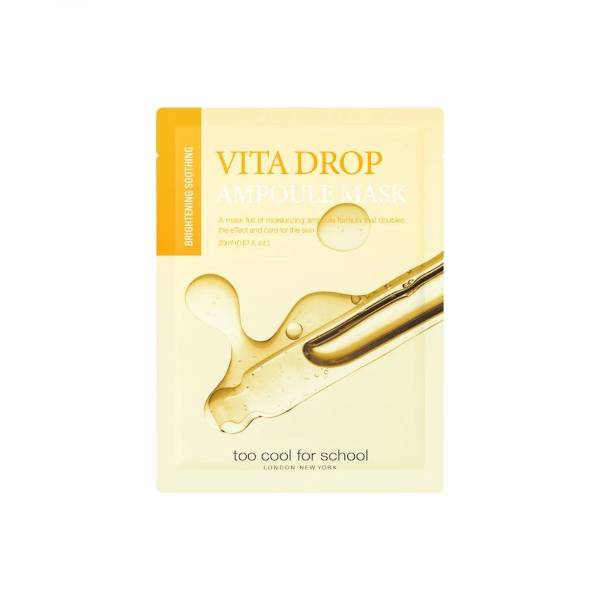 Too Cool For School - Drop Ampoule Mask - 20ml - Vita Drop - No Color