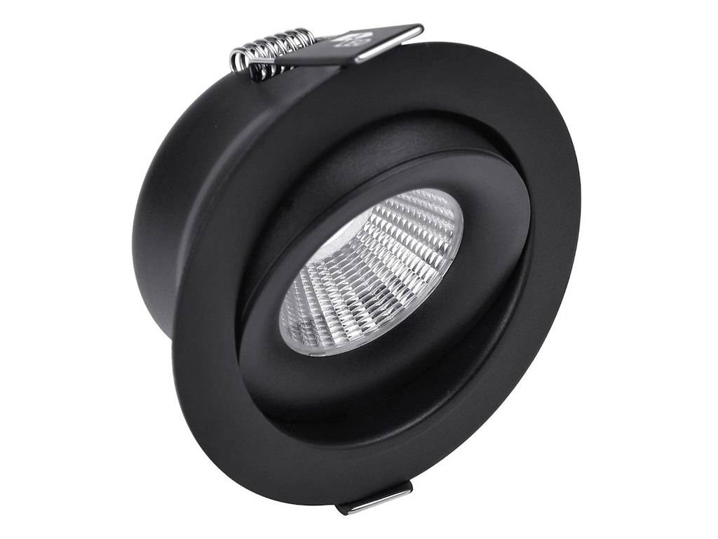 EVO E 6W LED Downlight 2700K Ø68-83mm Sort | Triac Dæmpbar