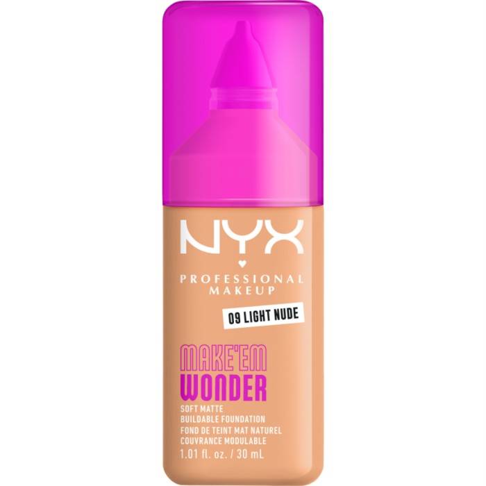 NYX Professional Makeup Make Em Wonder Foundation 09 Light Nude 30 ml