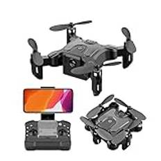 Guriayus 4K Aerial Mini Drone Professionell BäRbar HD-Kamera High Hold Mode RC Helikopter RC RTF Foldable Quadrocopter,B