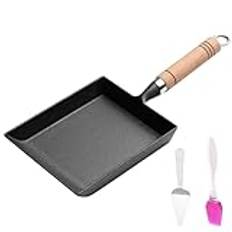 Omelette Pan, Tamagoyaki Pan, Egg Pan, Rectangle Freying Pan, Kitchen Accessories, Square Pan, Omelette Maker Nonstick, Omelet Pan, Cooking Tools