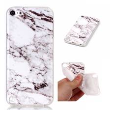 Marble iPod Touch (2019) cover - Hvid