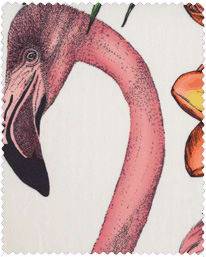 Textil Flamingo Club Ivory/Fuchsia/ Coral/Grass från Matthew Williamson