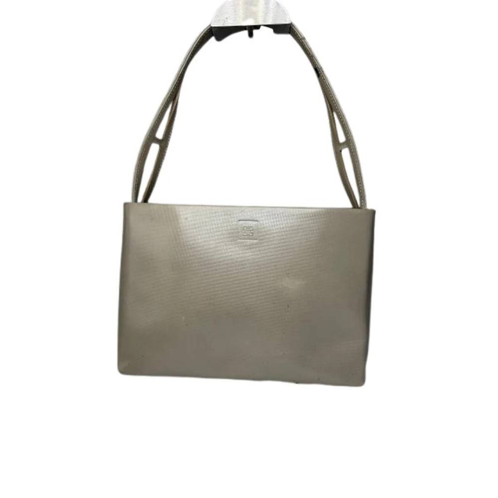 Givenchy Pre-owned Pre-owned Håndtaske - Vintage - Dame - Grå - ONE SIZE - Læder