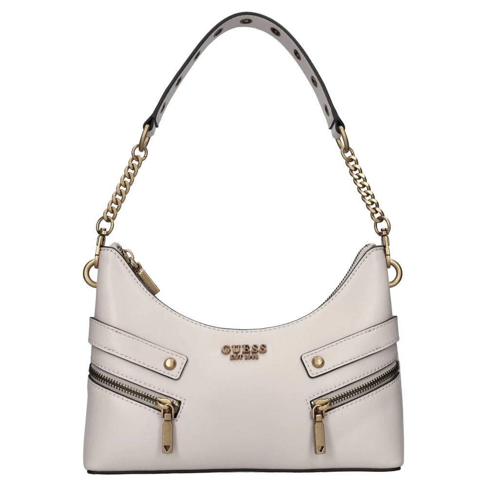 Guess Trissa Skuldertaske - Tasker - Dame - Beige - ONE SIZE - Uld
