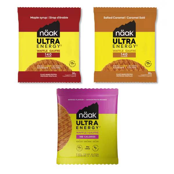 Näak Energy Waffle Variety pack: 24-pack