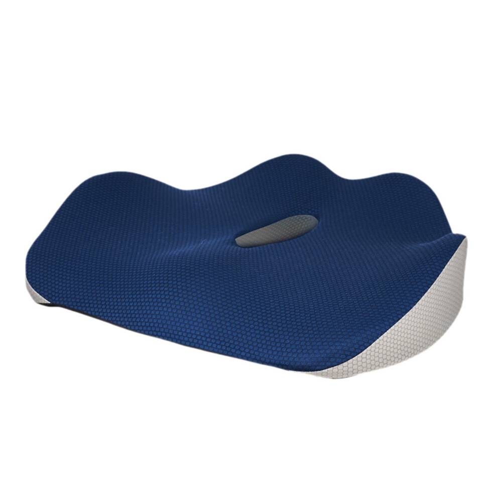 Ortopædisk sædehynde i memory foam, W-formet