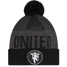 New Era Hue m. Kvast - Strik - Manchester United - Sort - New Era - 4-6 år (104-116) - Hue