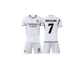 23-24 Ronaldo nr.7 Real Madrid C.f. Hjemme fodboldtrøje T-shirt -