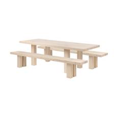 Hem Max spisebord med bænke 250 cm Ask
