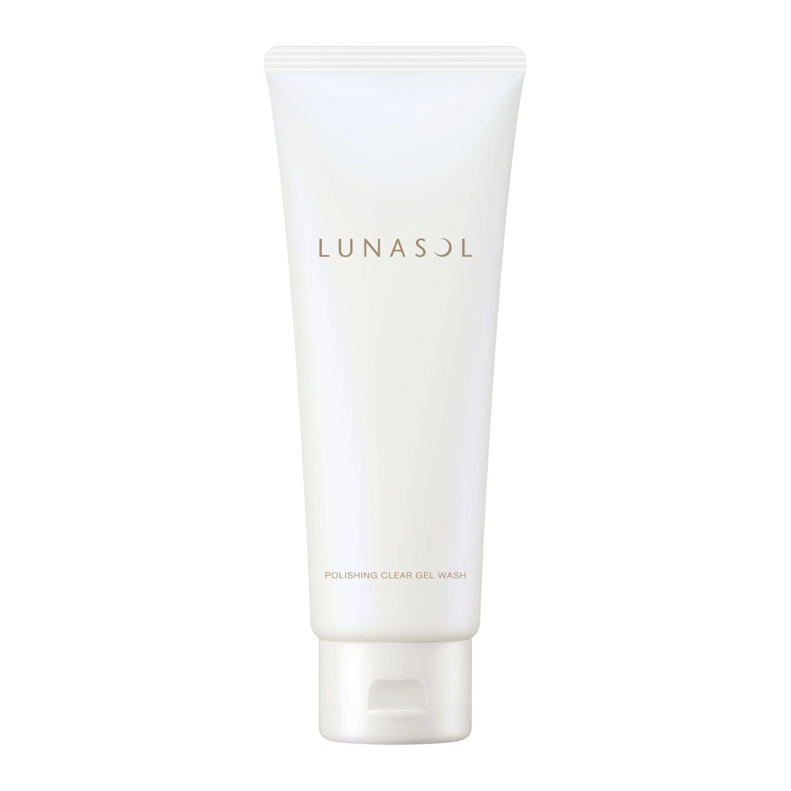 LUNASOL Polishing Clear Gel Wash Facial Cleanser 150g Gel Type Pre-serum Cleanser Blackhead Care Dullness Care Moisturizing Pore Cleansing Dryness Car