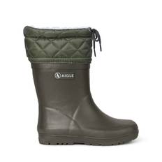 Aigle Termostøvle Giboulee Woody Warm - Kaki