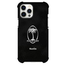 Rugby Fiji National Rugby Union Phone Case For iPhone Samsung Galaxy Pixel OnePlus Vivo Xiaomi Asus Sony Motorola Nokia - Team Logo On Black Background