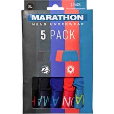 Marathon herre 5-pak tights str. 2XL - sort/blå/rød (På lager i et varehus)